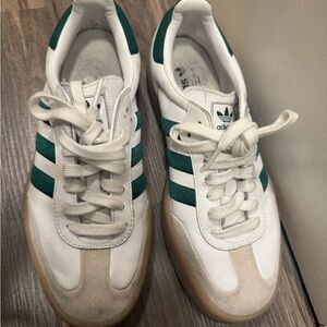 adidas Women’s White Green Retro Sneakers